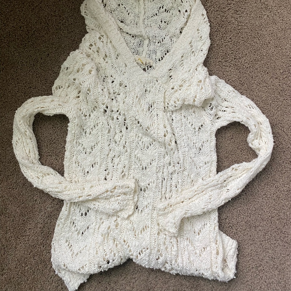 Beachy Anthropologie hoodie